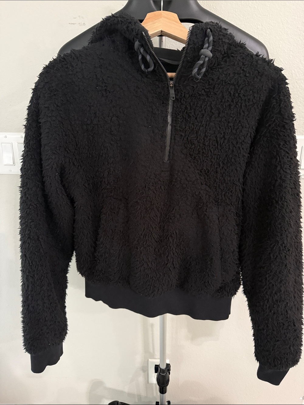 Lululemon Cozy Half-Zip Sherpa Pullover - Black